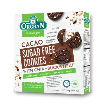 orgran cukormentes csokis keksz glutenmentes vegan
