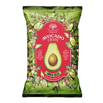 Avokádó chips – paradicsomos salsa ízű 