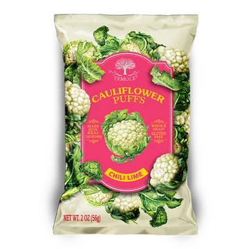 Karfiolos puffancs – chili és lime ízű