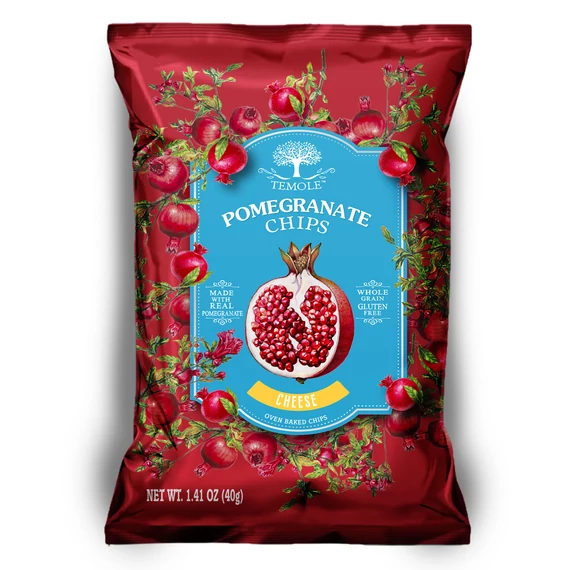 CHIPS, GLUTÉNMENTES, GLUTENFREE, SNACK, POMEGRANADE, GRÁNÁTALMA